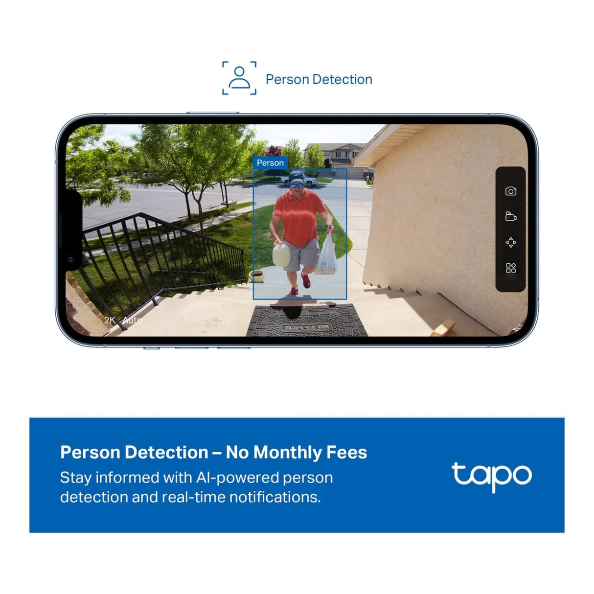 TP-Link Tapo C401 2MP 3.16mm Smart Wire-Free Outdoor Security Camera