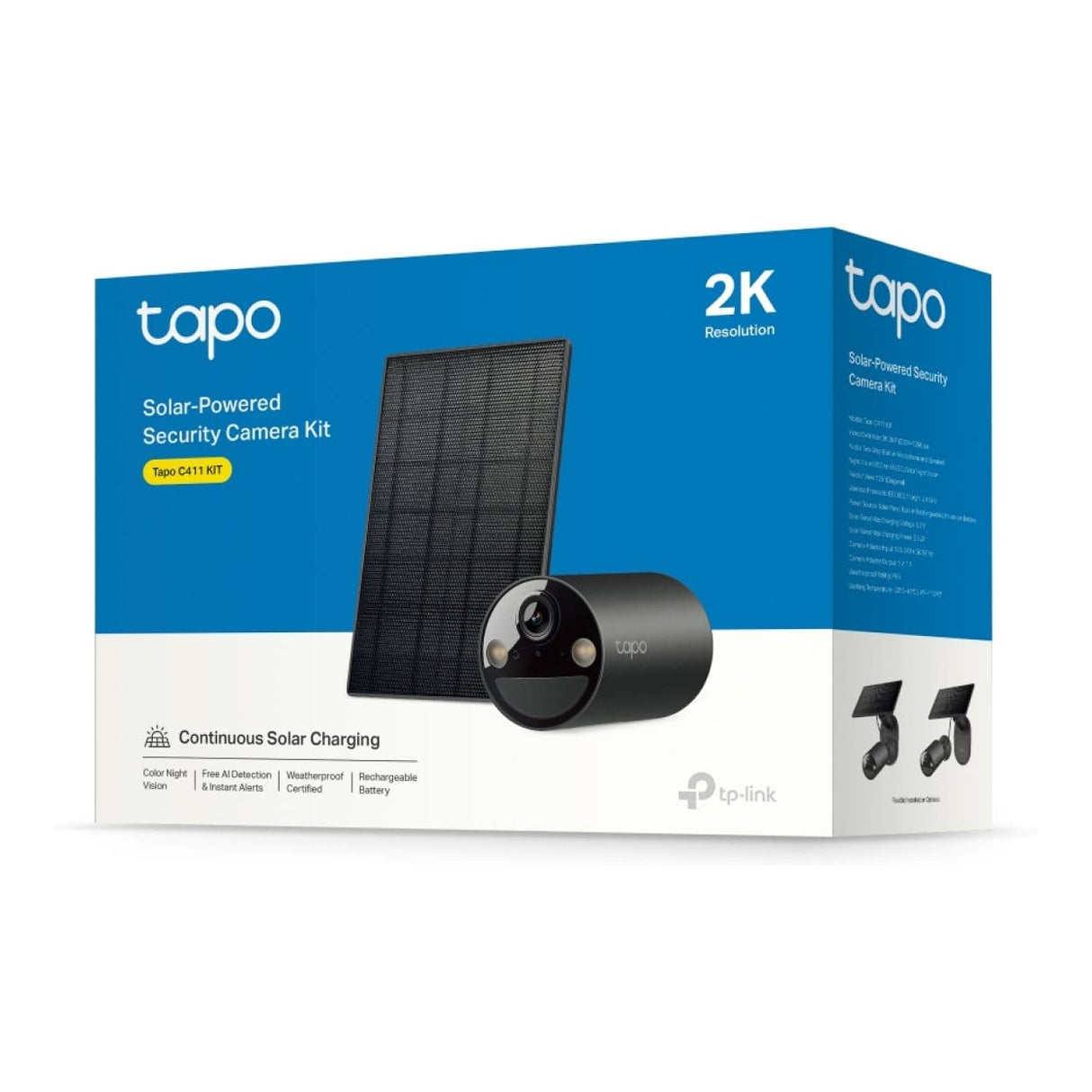 TP-Link Tapo C411 Solar-Powered Security Camera Kit