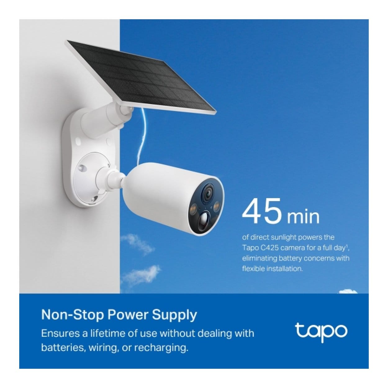 TP-Link Tapo C425 Solar-Powered Security Camera Kit – FirstShop
