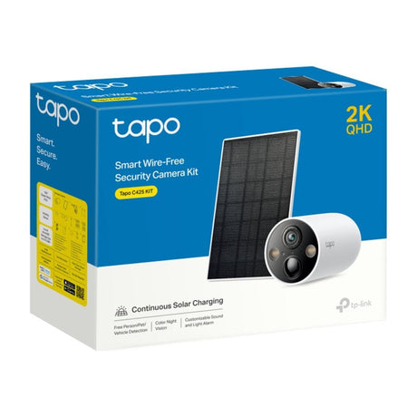TP-Link Tapo C425 Solar-Powered Security Camera Kit