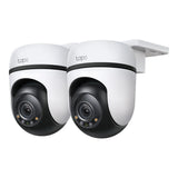 TP-Link Tapo C510W Outdoor Pan Tilt Security Wi-Fi Camera 2-pack