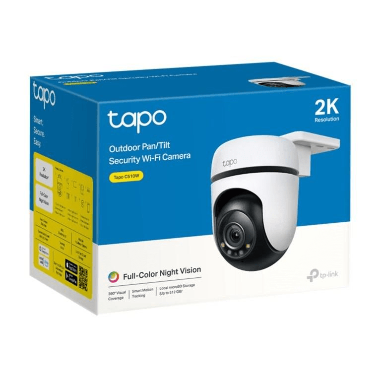 TP-Link Tapo C510W 2K Outdoor Security Pan/Tilt Wi-Fi Camera
