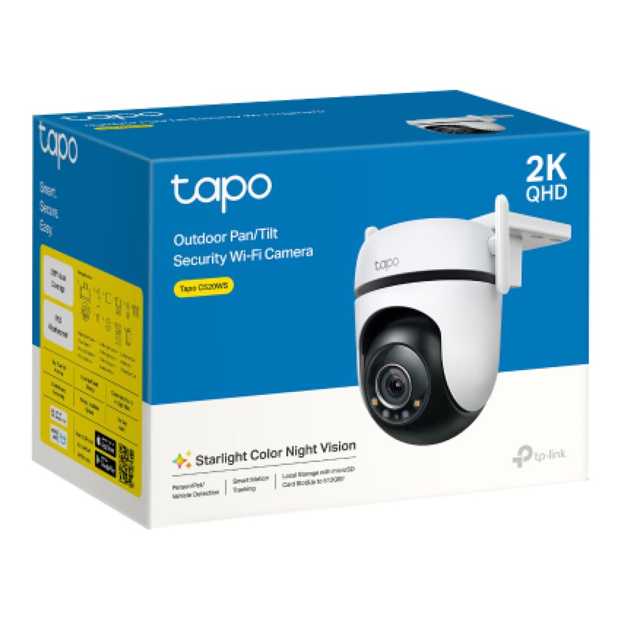 防犯カメラ Outdoor Pan/Tilt Security Wi-Fi Camera TP-Link Tapo C520WS 4MP Outdoor Pan/Tilt Security Wi-Fi Camera