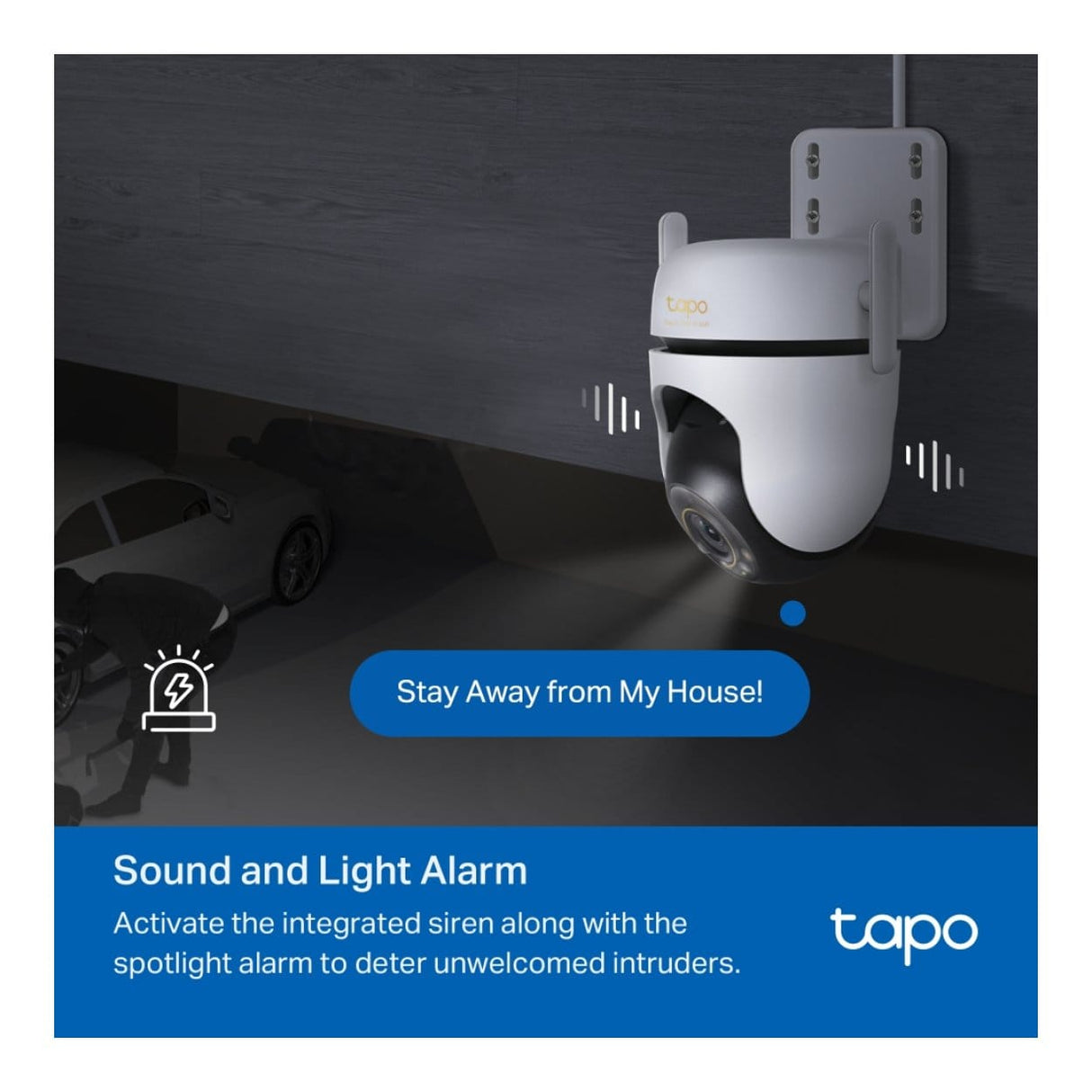 TP-Link Tapo C530WS 3K 5MP 4.0mm Wi-Fi Outdoor Pan/Tilt Security Camera