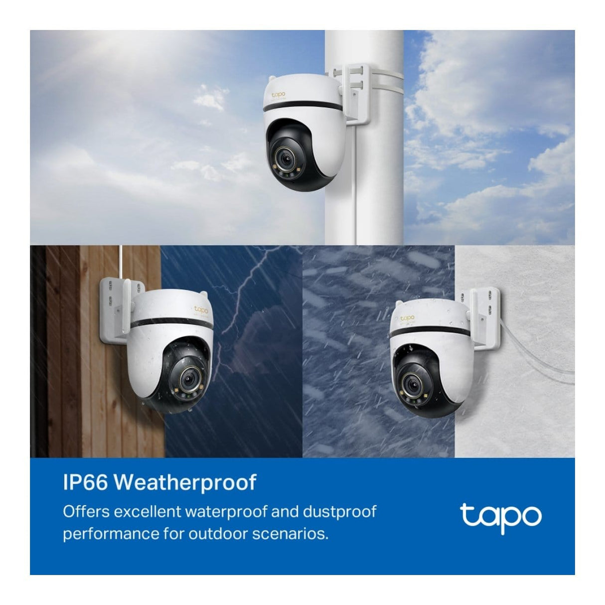 TP-Link Tapo C530WS 3K 5MP 4.0mm Wi-Fi Outdoor Pan/Tilt Security Camera