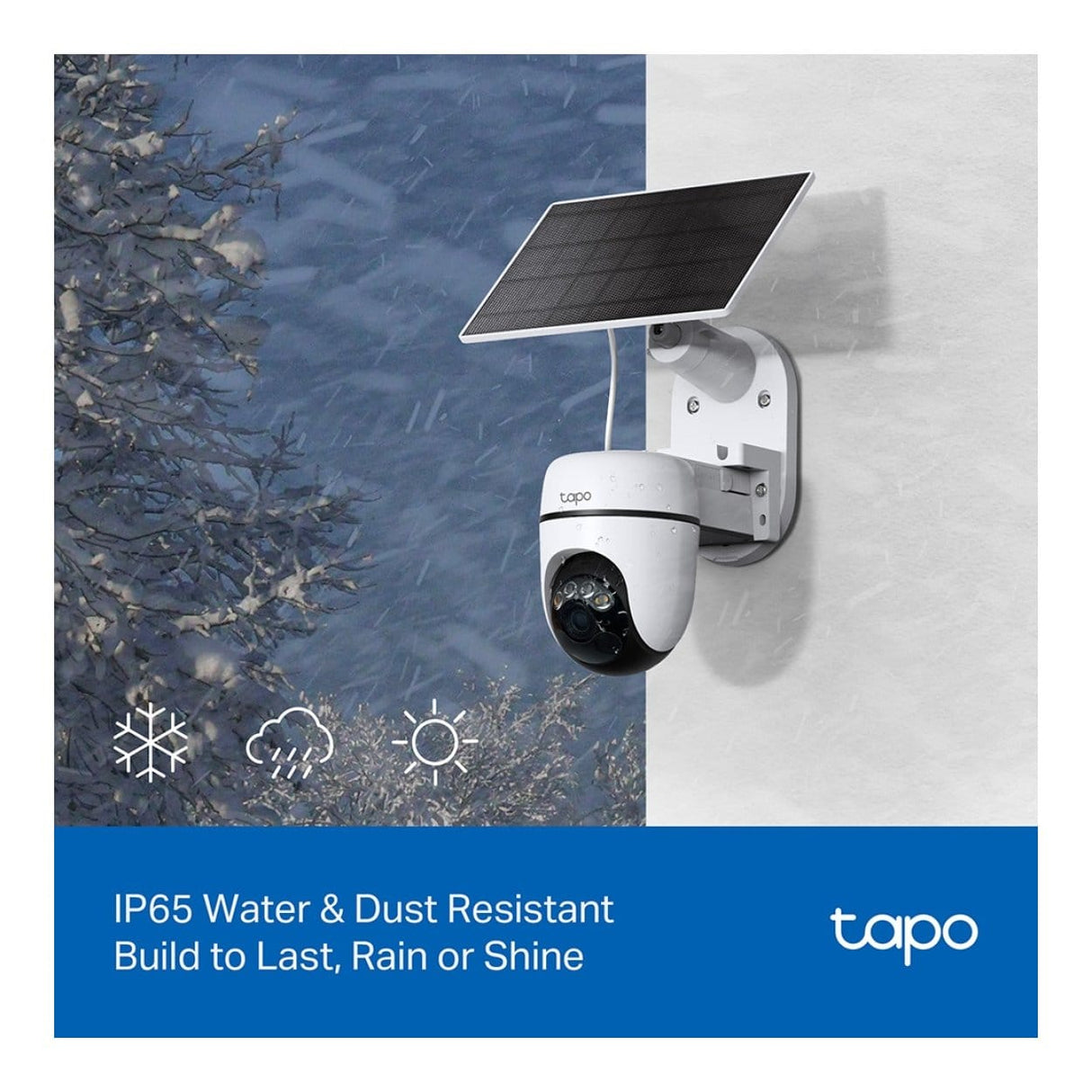 TP-Link Tapo C610 2K 3MP 4.0mm Solar-Powered Pan/Tilt Security Camera
