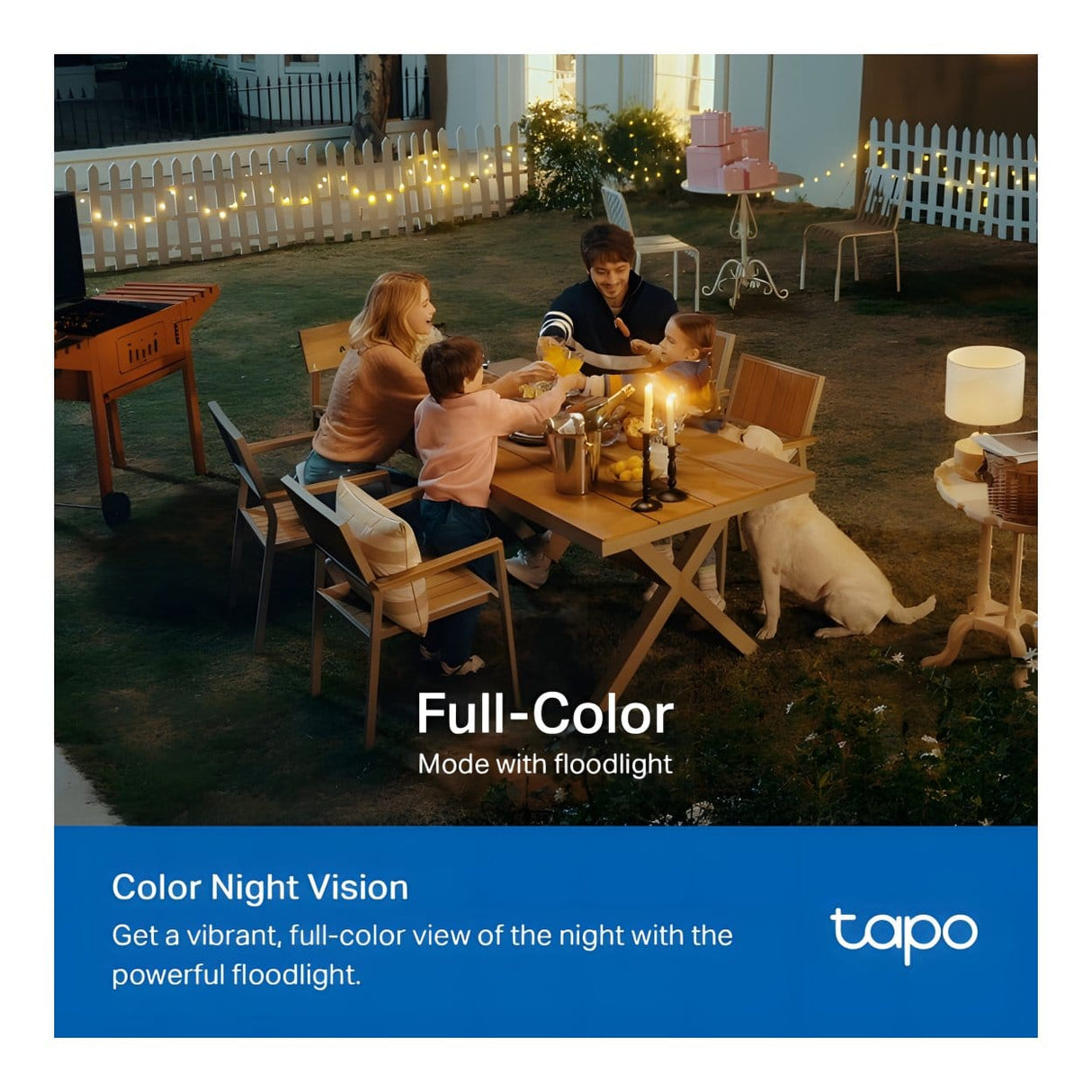 TP-Link Tapo C615F Solar-Powered Floodlight Pan Tilt Security Camera Kit TAPO C615F KIT