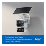 TP-Link Tapo C645D Solar-Powered Dual-Lens Pan/Tilt Security Camera Kit