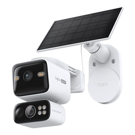 TP-Link Tapo C645D Solar-Powered Dual-Lens Pan/Tilt Security Camera Kit