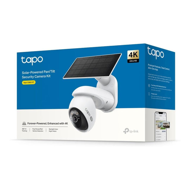 TP-Link Tapo C660 Kit 4K 8MP Solar Powered Security Camera