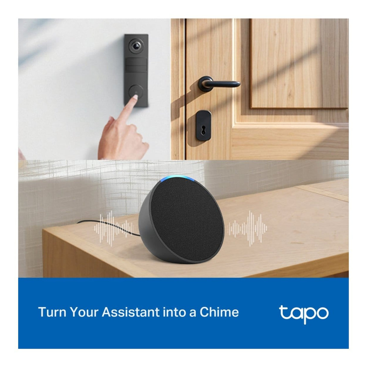 TP-Link Tapo D205 2K Battery Video Doorbell Mini