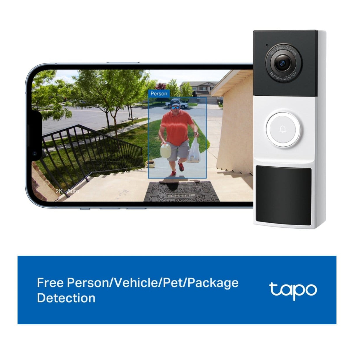 TP-Link Tapo D210 3MP Video Doorbell Camera