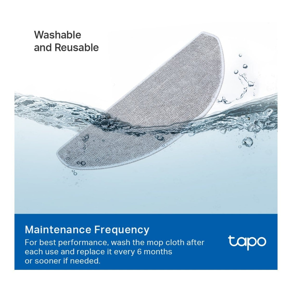 TP-Link Tapo RVA301 Washable Mop Cloth 5-pack