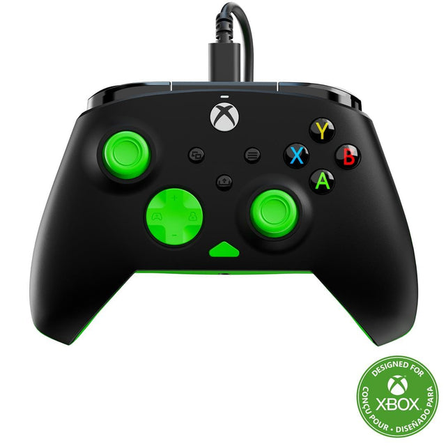 Turtle Beach Rematch Core Wired Gaming Controller for Xbox Series Black and Green TBC-2003-55