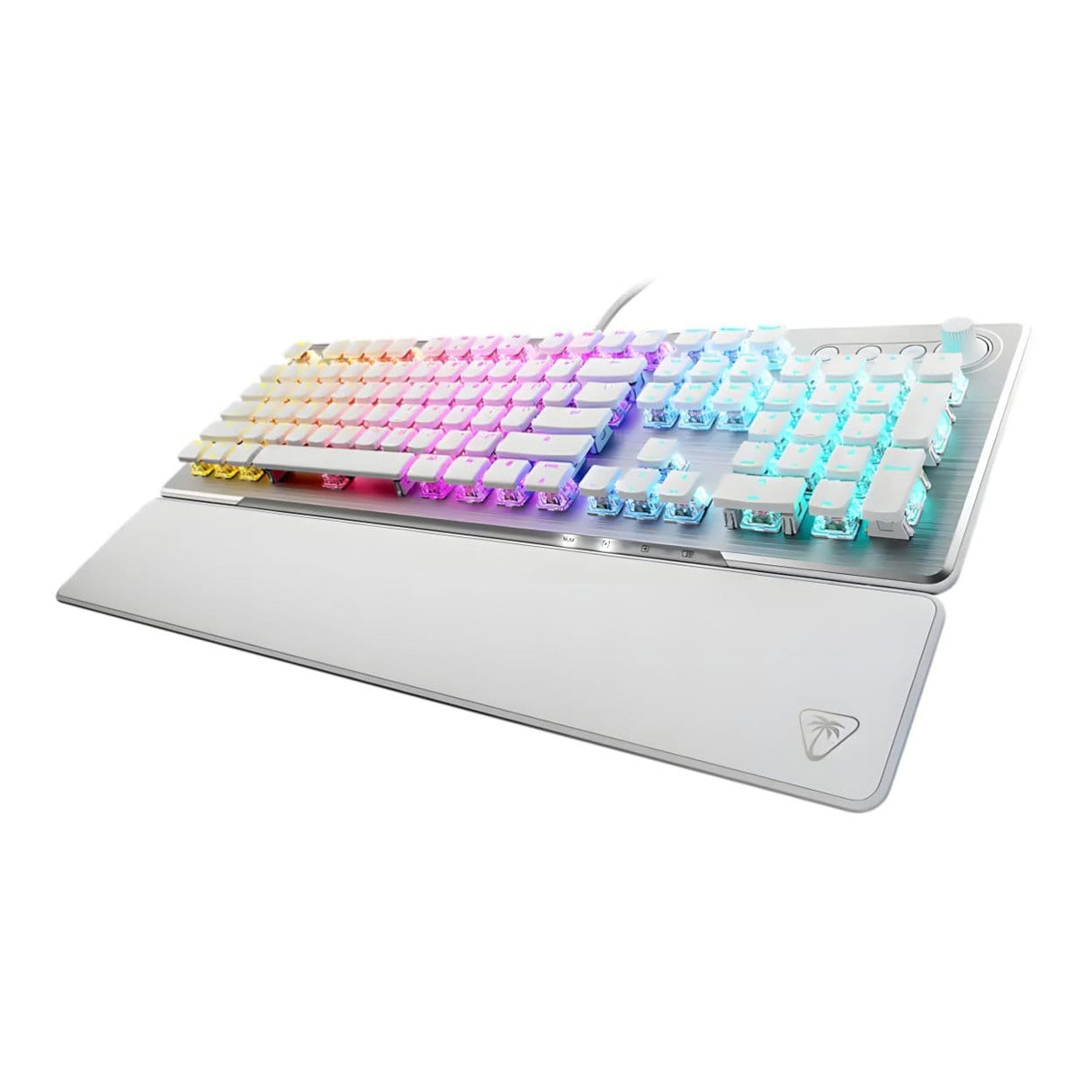 Turtle Beach Vulcan II RGB Wired Mechanical TITAN II Switch Gaming Keyboard White TBK-1002-11-US