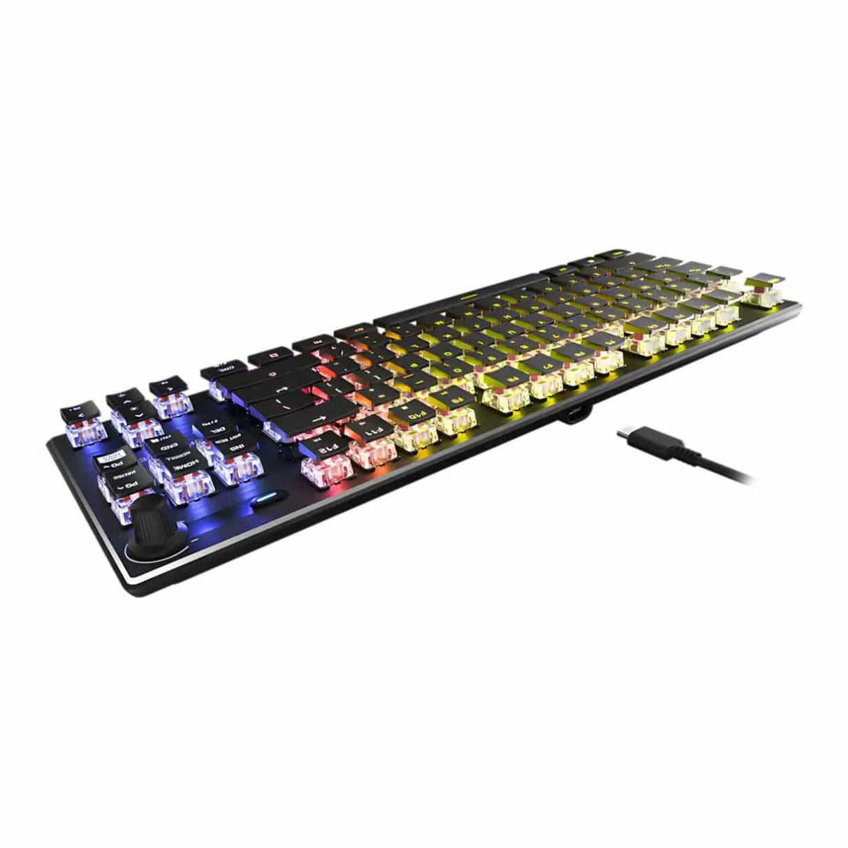 Turtle Beach Vulcan TKL AIMO RGB Wired Mechanical TITAN Linear Switch Gaming Keyboard TBK-2001-01-US