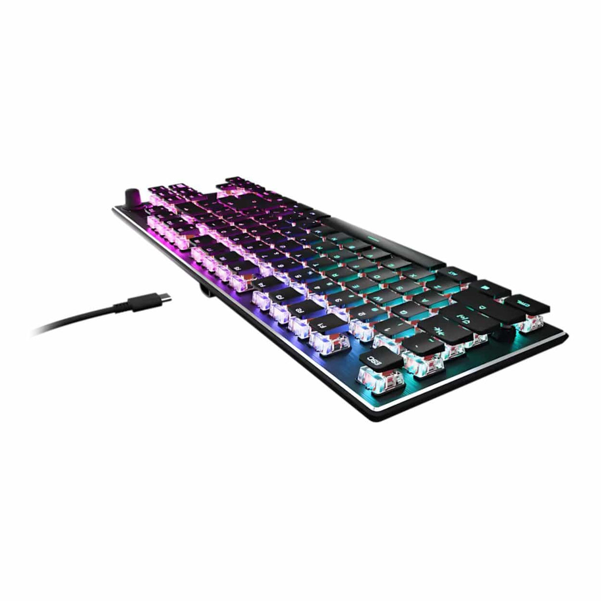 Turtle Beach Vulcan TKL AIMO RGB Wired Mechanical TITAN Linear Switch Gaming Keyboard TBK-2001-01-US