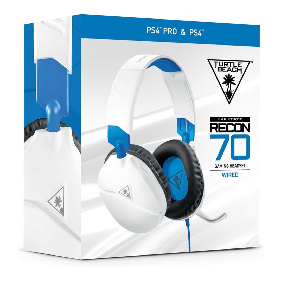Turtle Beach Recon 70P Wired Gaming Headset White TBS-3455-01