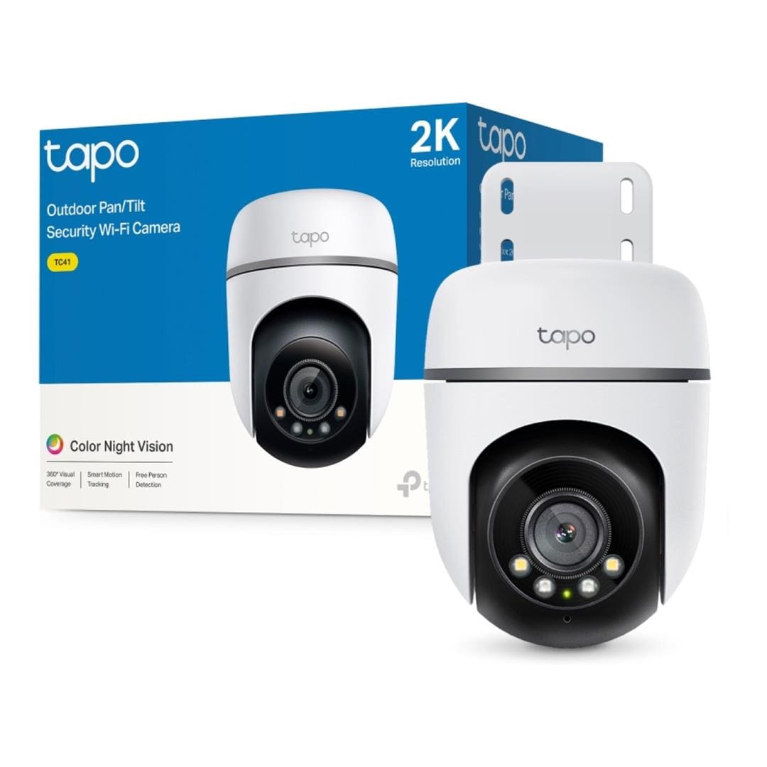 TP-Link Tapo TC41 2K Outdoor Pan and Tilt Security Wi-Fi Camera