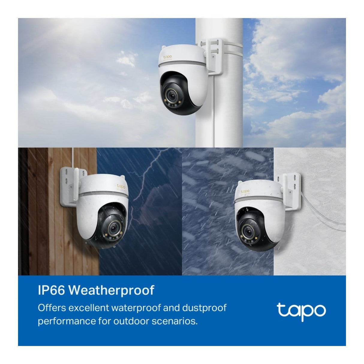 TP-Link Tapo TC43 Outdoor Pan Tilt Security Wi-Fi Camera