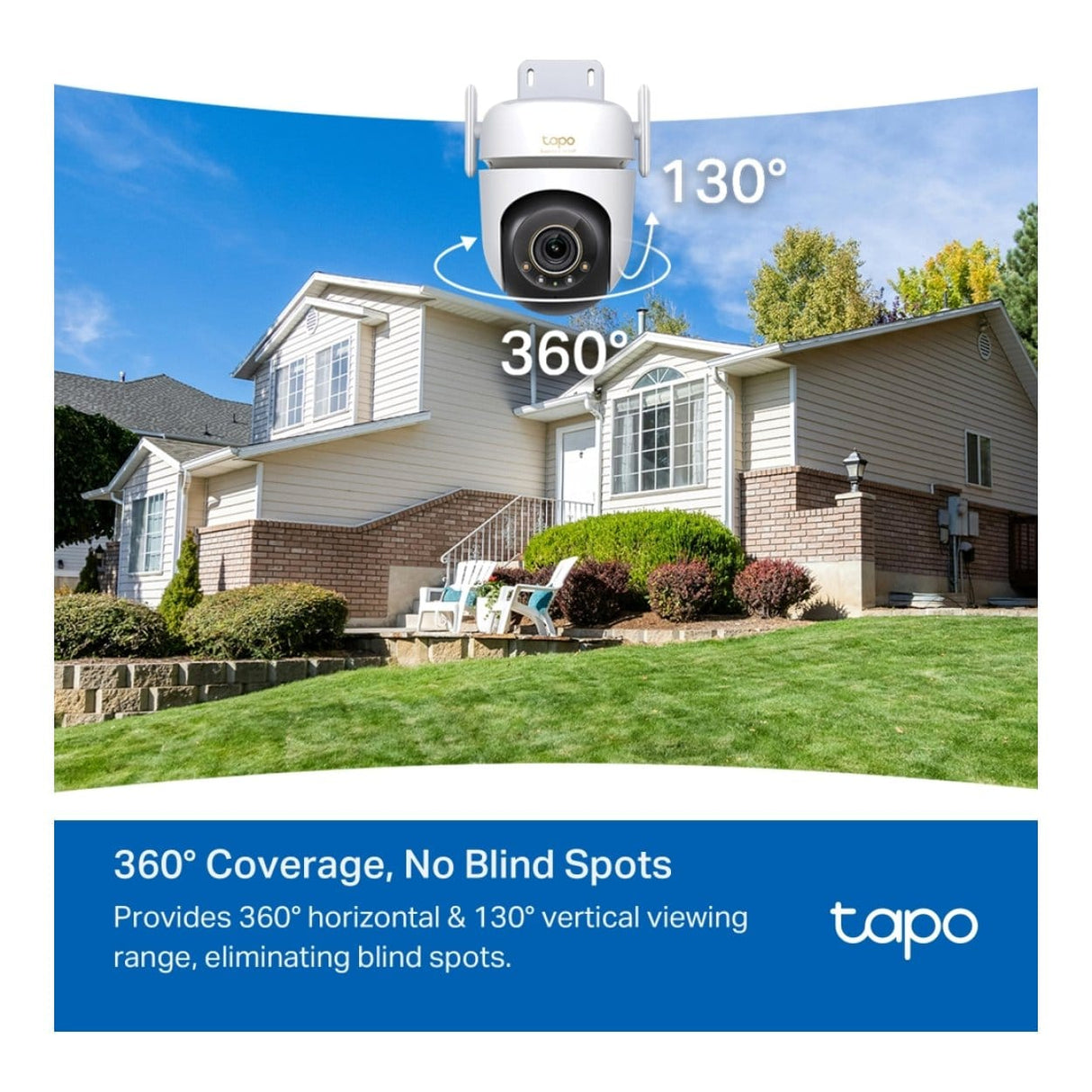 TP-Link Tapo TC43 Outdoor Pan Tilt Security Wi-Fi Camera