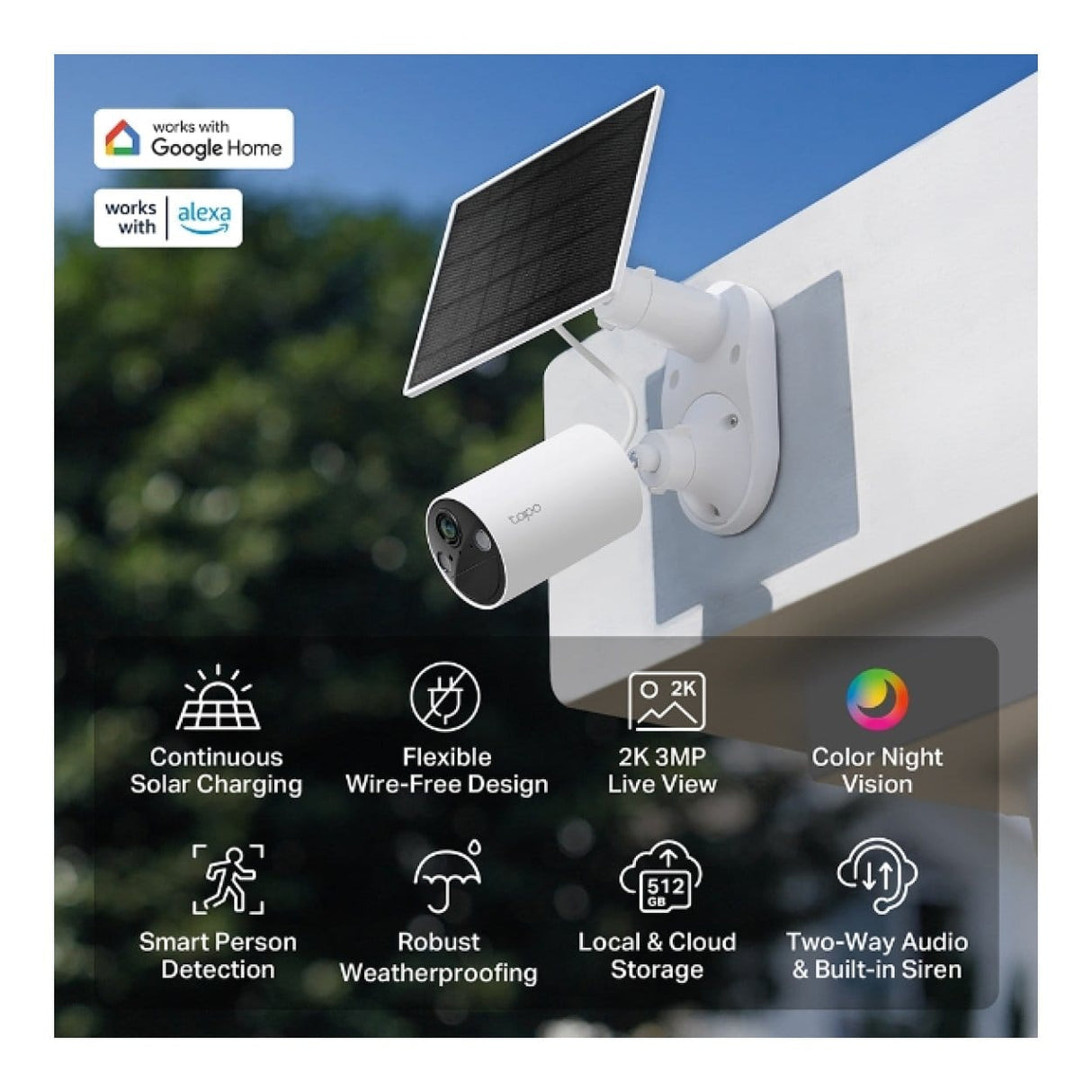 TP-Link Tapo TC82 Solar-Powered Security Camera Kit