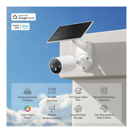 TP-Link TC85 Solar-Powered Security Camera Kit