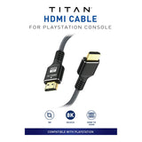 Titan 3m High-Speed HDMI Cable 8K @ 60Hz for PlayStation Black TG-HD-3000-PS