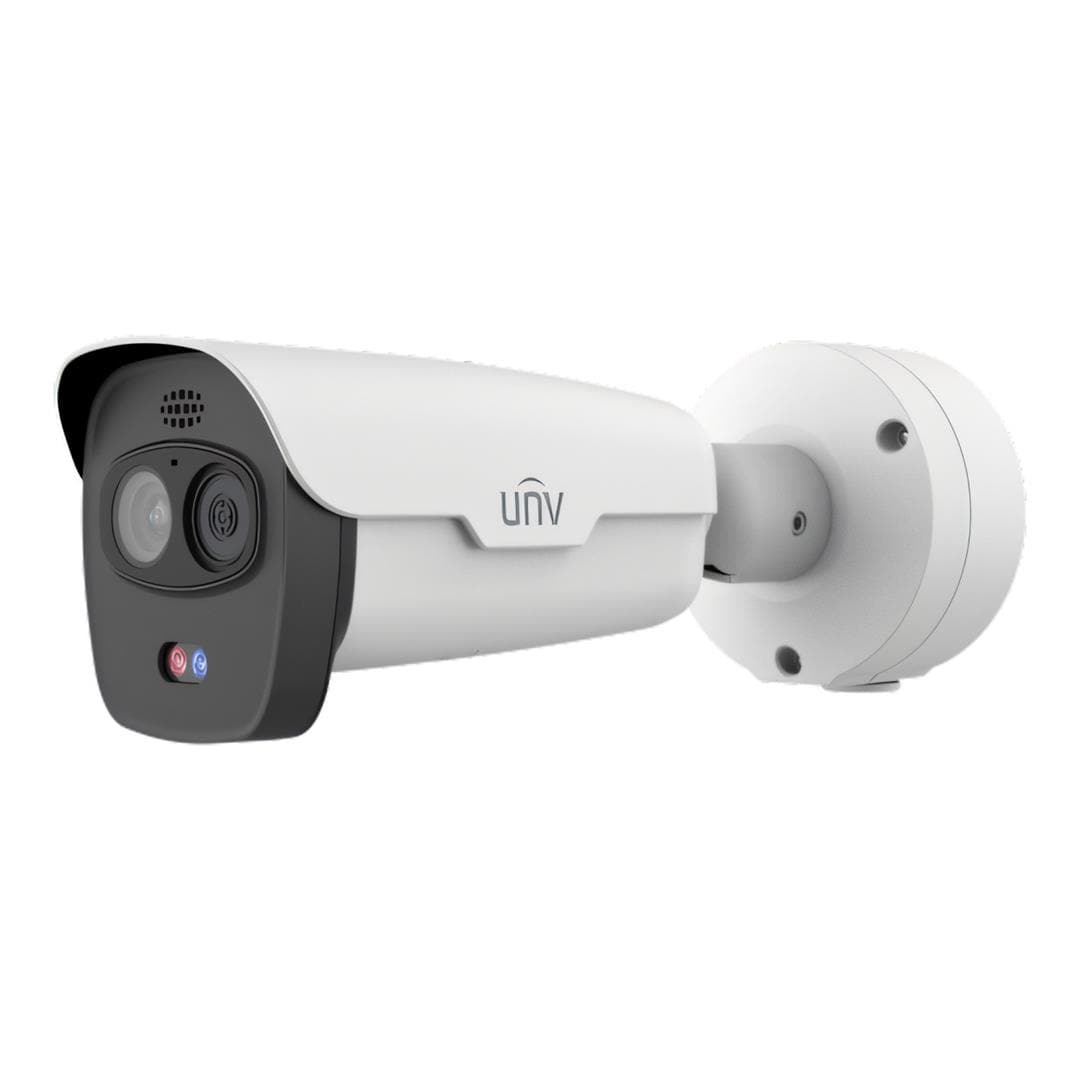 Uniview UNV H.265 4MP LightHunter Thermal & Optical Dual-spectrum Bullet Network Camera TIC2621SR-F3-4F4AC-VD