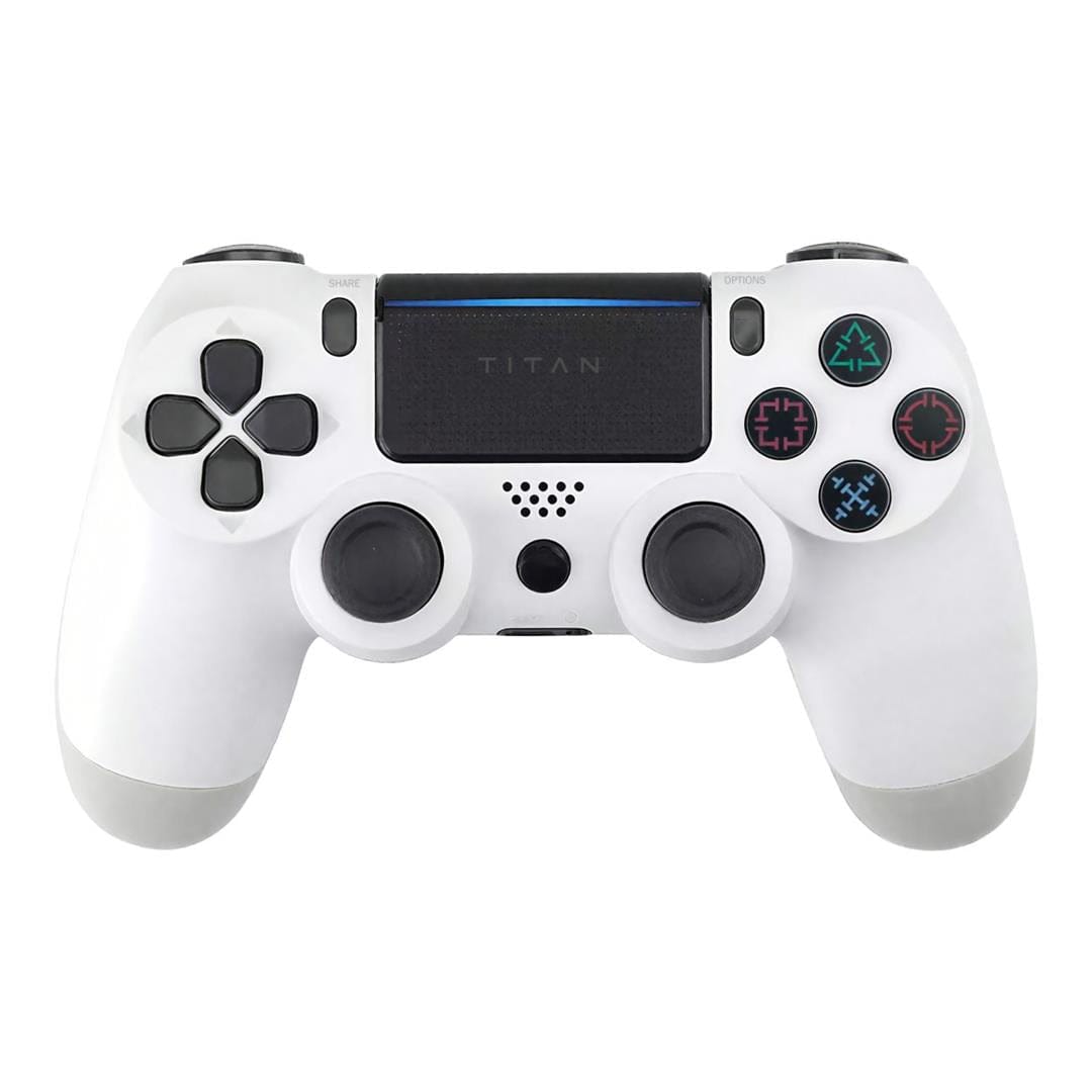 Titan Wireless Bluetooth Gaming Controller for PlayStation Console White TIT-VW-169-WHT