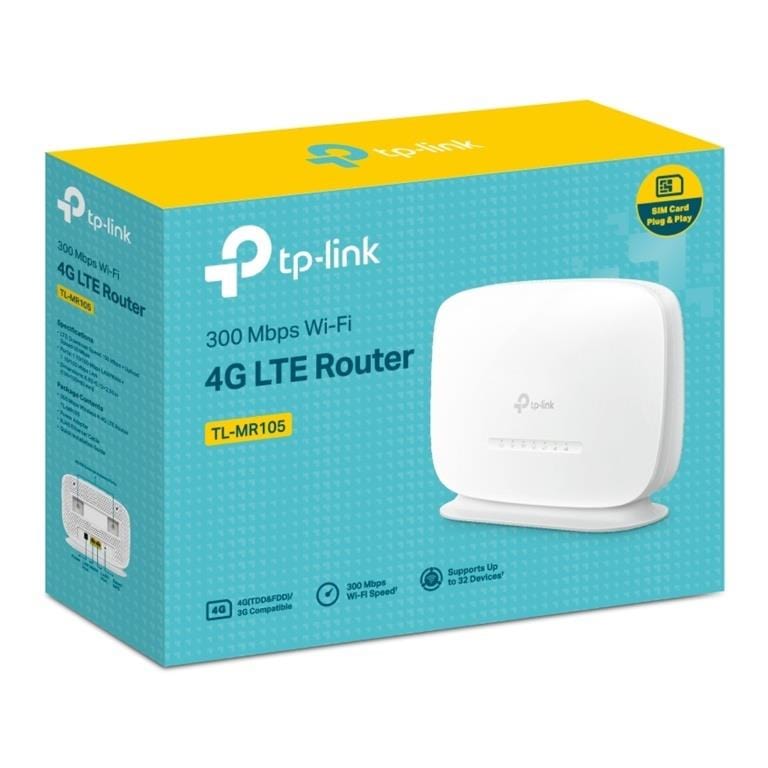 TP-Link TL-MR105 300Mbps Wireless N 4G LTE Router - Packard SA (Pty ...