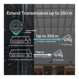 TP-Link TL-SF1008P Unmanaged Network Switch Fast Ethernet 10/100 Mbits PoE Olive