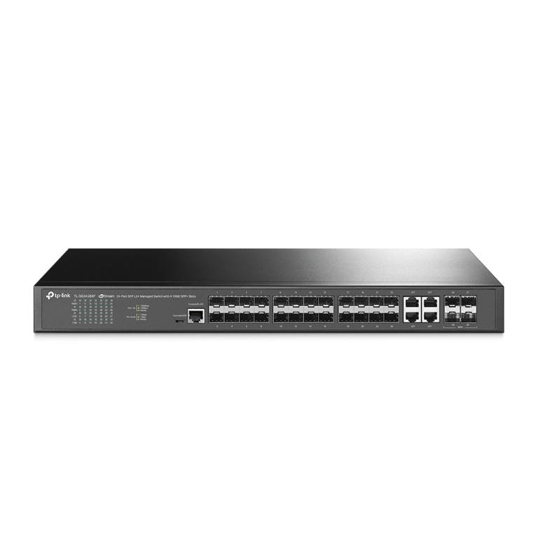 TP-Link JetStream TL-SG3428XF 24-Port SFP L2+ Managed Switch with 4x 10GE SFP+ ports