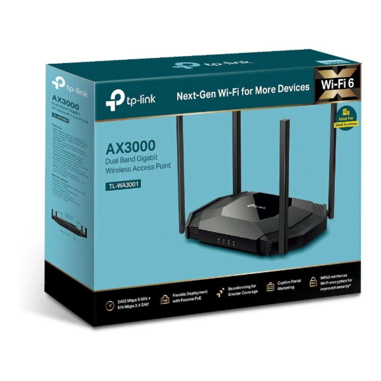 TP-Link TL-WA3001 AX3000 Gigabit Wi-Fi 6 Wireless Access Point