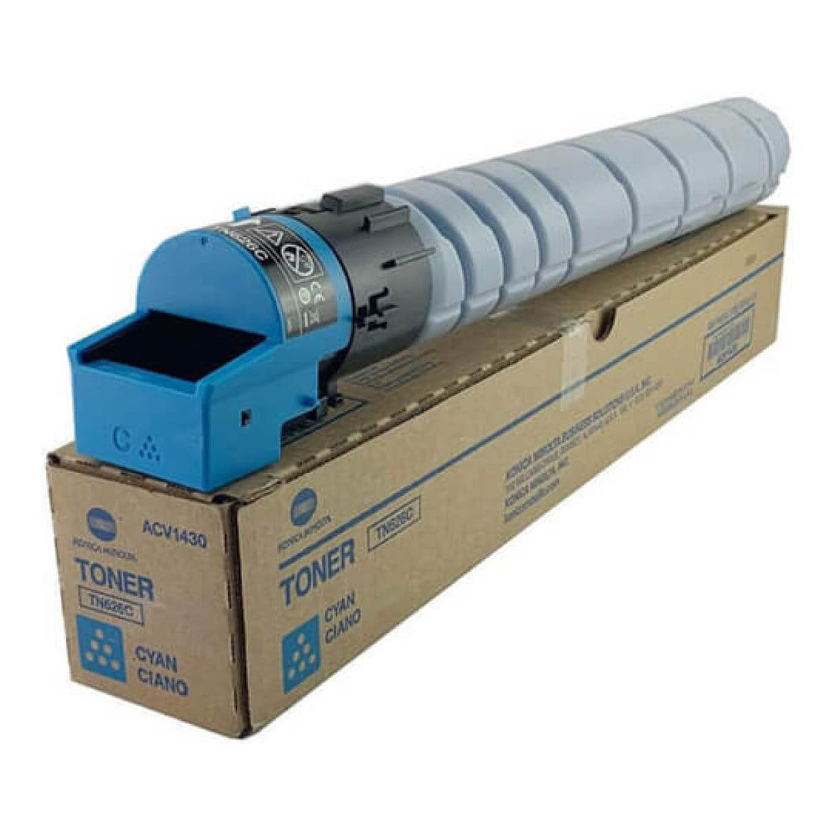 Konica Minolta TN626C Cyan Toner Cartridge 28,000 pages Original TN-626C Single-pack