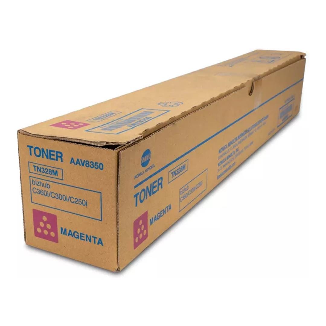 Konica Minolta Magenta Toner Cartridge 28,000 Pages Original TN328M Single-pack
