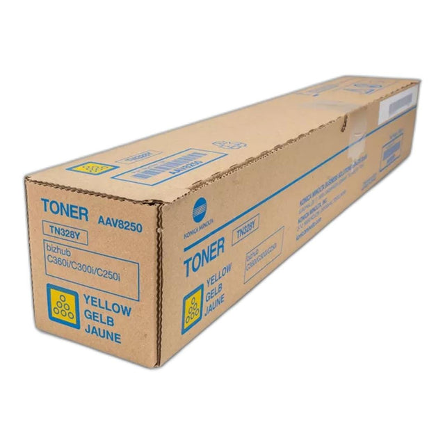 Konica Minolta Yellow Toner Cartridge 28,000 Pages Original TN328Y Single-pack