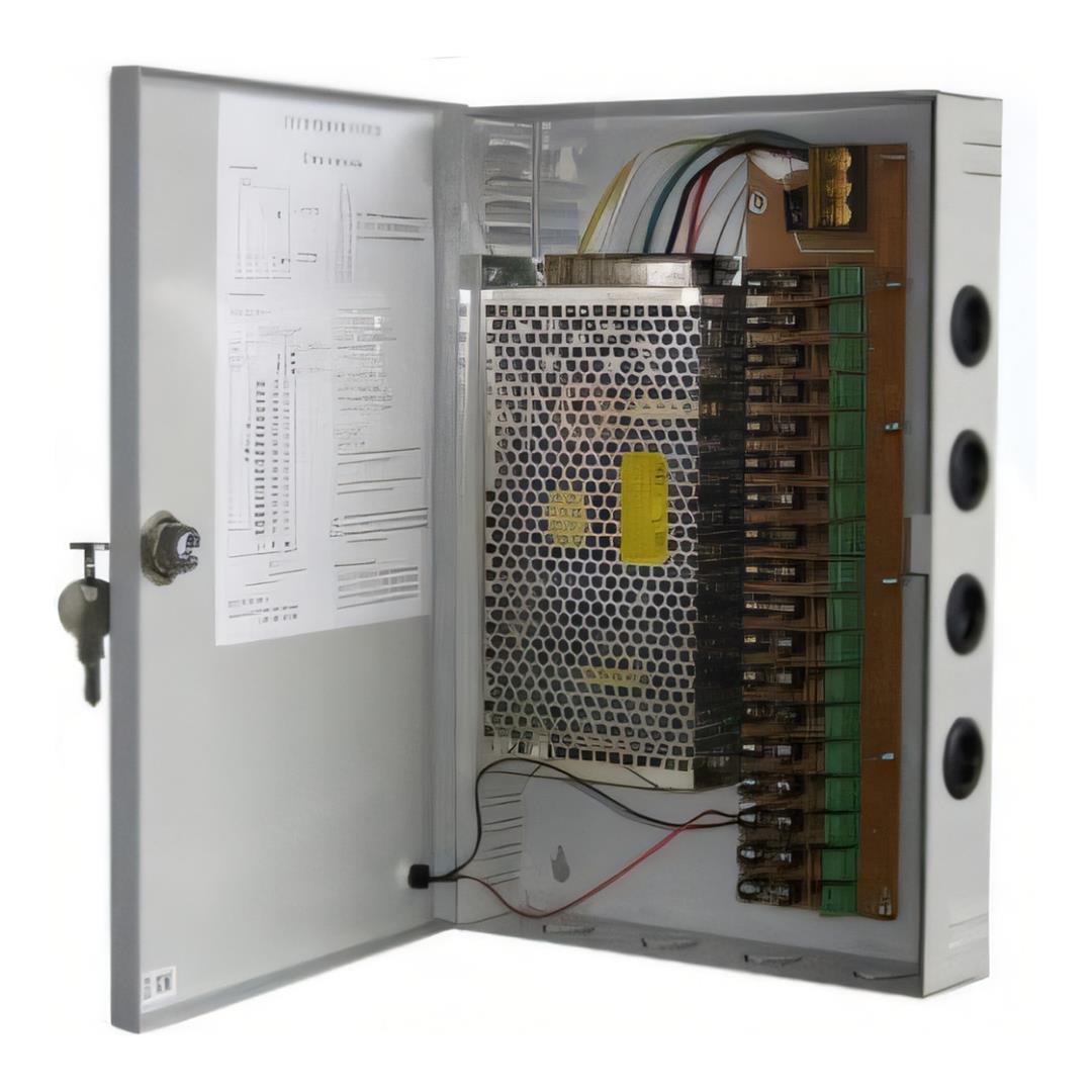 Securnix 12VDC 10Amp 9-channel CCTV Power Supply TR-711
