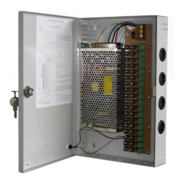 Securnix 12VDC 10Amp 9-channel CCTV Power Supply TR-711