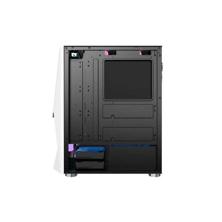 Armaggeddon Tritron 1 ATX Gaming PC Case with 3xARGB Fans White TRITON1WHT