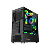 Armaggeddon Tritron PRO 300 Gaming PC Case with 3xARGB Fans Black TRITONPRO300BLK