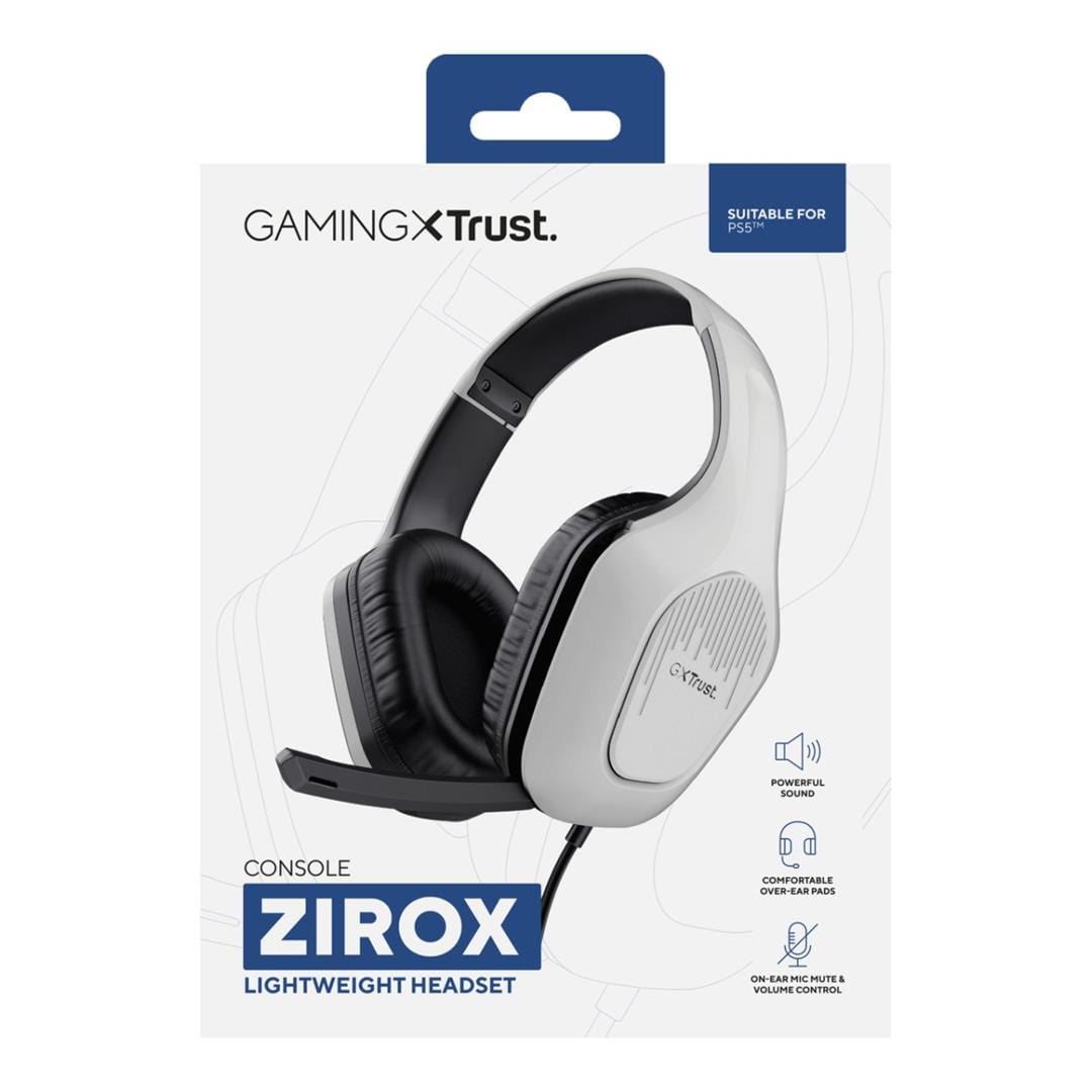 Trust GXT415PS Zirox Wired Headset for PS5 TRS-24993 – FirstShop