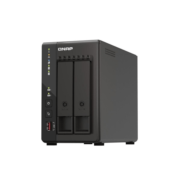 QNAP J6412 Ethernet LAN NAS Tower Black TS-253E-8G