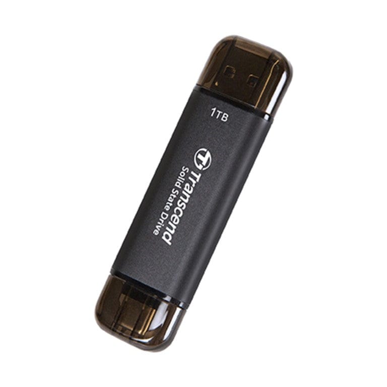 Transcend ESD310C 1TB Dual USB Portable SSD Black TS1TESD310C