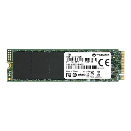 Transcend 110S 1TB M.2 PCIe 3.0 NVMe 3D NAND Internal SSD TS1TMTE110S