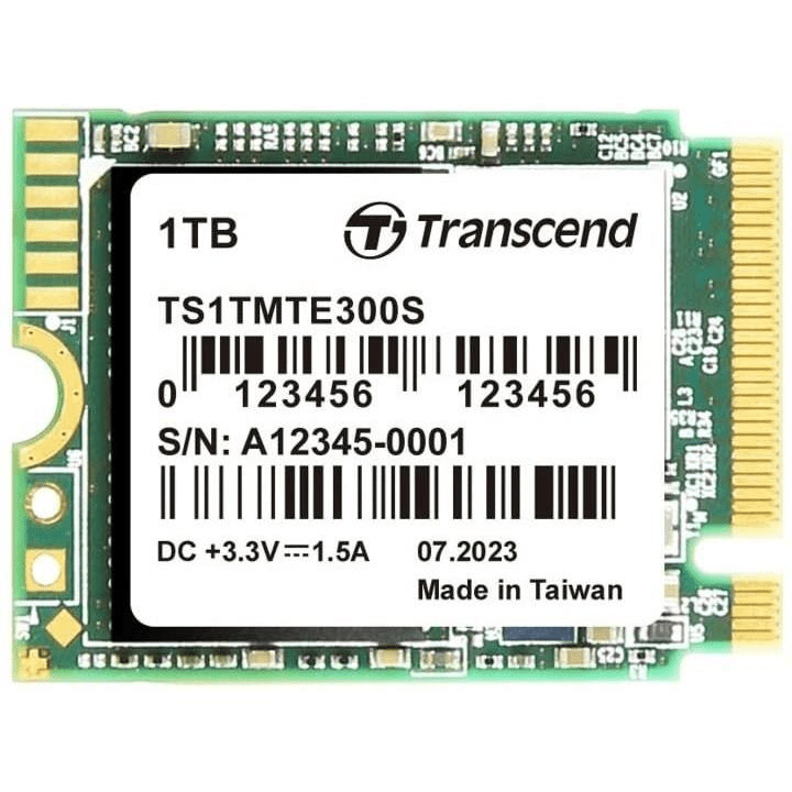 Transcend MTE300S M.2 1TB PCI Express 3.0 3D NAND Internal SSD TS1TMTE300S
