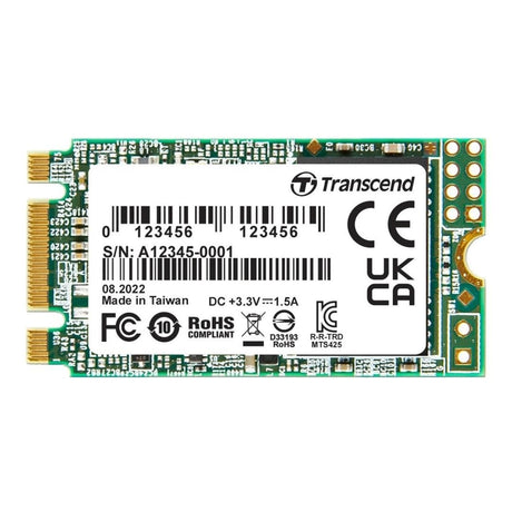 Transcend 425S M.2 1TB Serial ATA III 3D NAND Internal SSD TS1TMTS425S