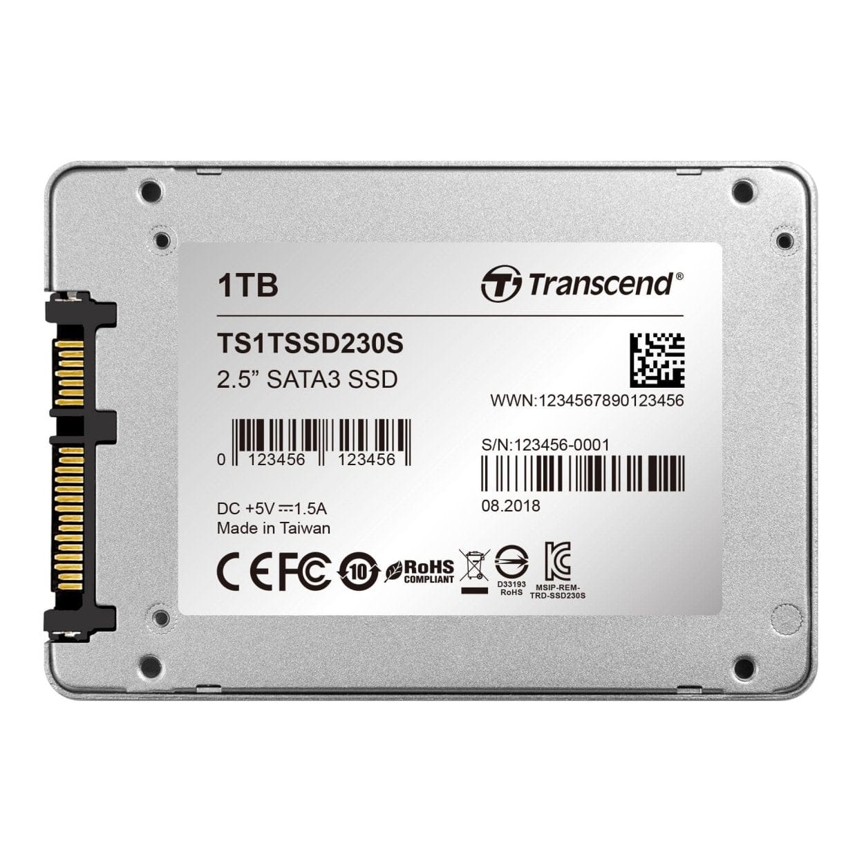 Transcend SATA III 6Gb/s 230S 1TB Internal SSD TS1TSSD230S – FirstShop
