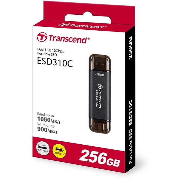 Transcend ESD310 256GB ポータブルSSD ２個 ts256gesd310c-external-solid-