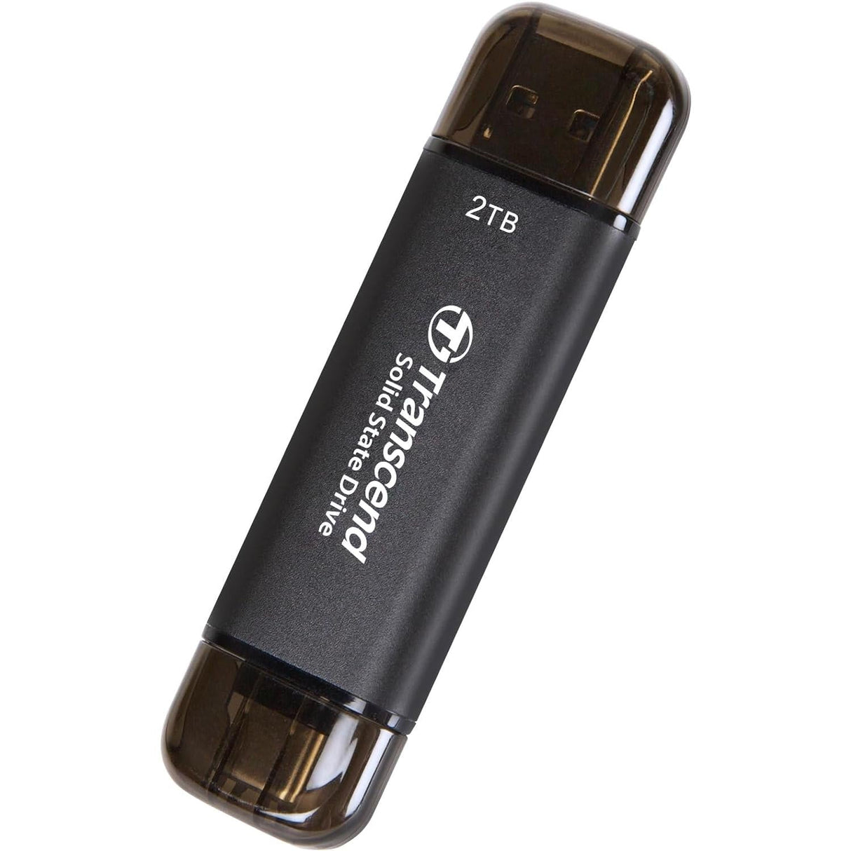 Transcend 2TB USB with Type-C and Type-A Portable SSD Black TS2TESD310C